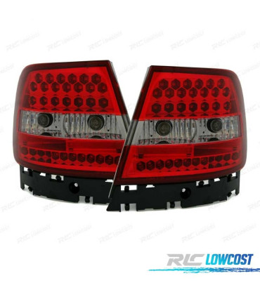 FEUX ARRIÈRE POUR AUDI A4 B5 94-00 LED ROUGE BLANC
