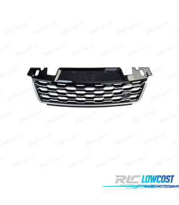 CALANDRE POUR RANGE ROVER SPORT 17-22 NOIR BRILLANT ARGENT