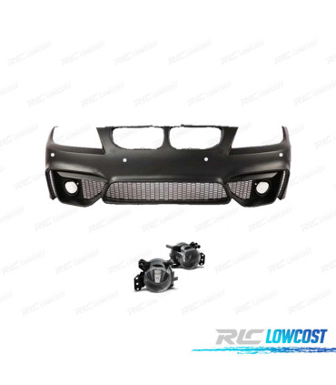 PARE CHOCS AVANT BMW E90 E91 LCI 08-12 LOOK M4 PDC GRILLES ANTIBROUILLARD + PHARES ANTIBROUILLARD