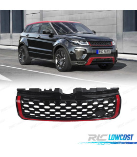 CALANDRE RANGE ROVER EVOQUE 10-18 LOOK DYNAMIC NOIR ROUGE