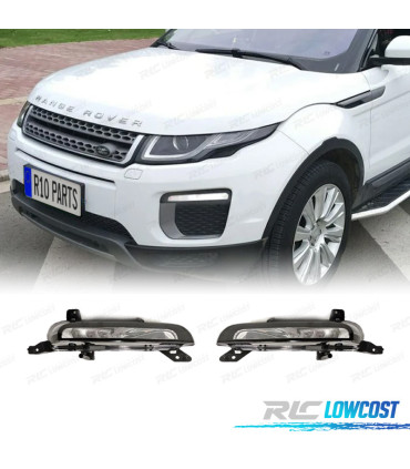PHARES ANTIBROUILLARD LED AVEC FEUX DE JOUR RANGE ROVER EVOQUE 10-18 LOOK DYNAMIC