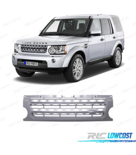 GRILLE LAND ROVER DISCOVERY III 05-09 LOOK DISCOVERY 4 ARGENT MATE