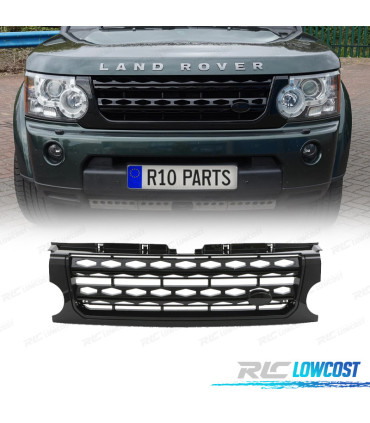 GRILLE LAND ROVER DISCOVERY III 05-09 LOOK DISCOVERY 4 NOIR BRILLANT