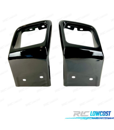 EMBOUTS D'ÉCHAPPEMENT RANGE ROVER EVOQUE 10-18 LOOK DYNAMIC NOIR BRILLANT