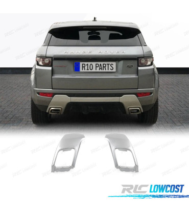 GARNITURE D'ÉCHAPPEMENT RANGE ROVER EVOQUE 10-18 LOOK DYNAMIC ARGENT