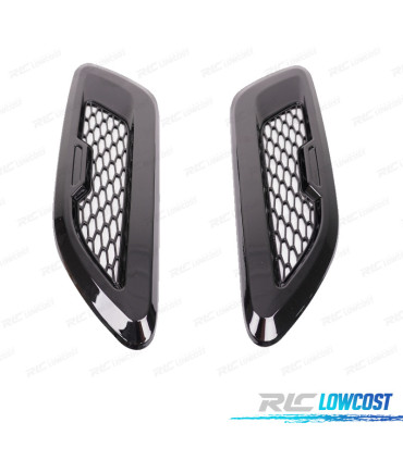 PRISE D'AIR RANGE ROVER EVOQUE 10-18 LOOK SVR NOIR BRILLANT