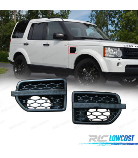 ENTRÉES D'AIR LATÉRALES LAND ROVER DISCOVERY IV 09-16 NOIR BRILLANT