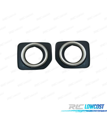 CONTOURS PHARES ANTIBROUILLARD LAND ROVER DISCOVERY IV 15-17 NOIR CRHOMÉ