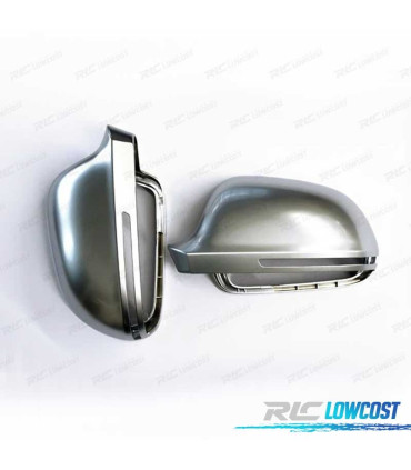 COQUES RÉTROVISEURS AUDI A5 07-09 ALUMINIO CROMO