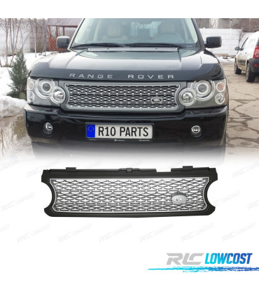 CALANDRE RANGE ROVER VOGUE 06-09 LOOK SVA AUTOBIOGRAPHY CHROMÉ GRIS
