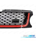 GRILLE RANGE ROVER SPORT 10-13 NOIR BRILLANT ROUGE LOOK AUTOBIOGRAPHY