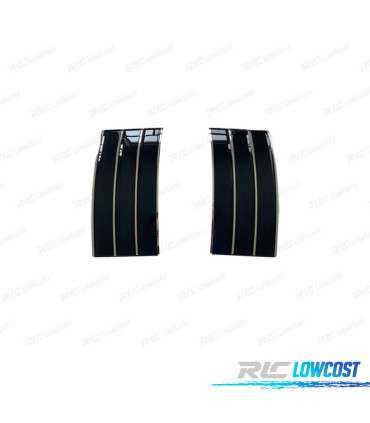 ENTRÉES D'AIR LATÉRALES RANGE ROVER VOGUE 13-17 LOOK SVA AUTOBIOGRAPHY NOIR BRILLANT CHROMÉ