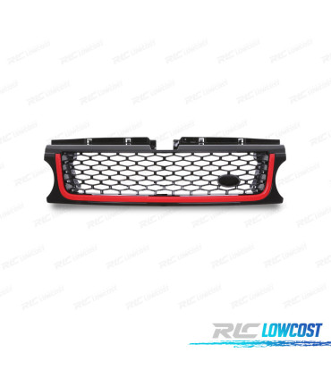 GRILLE RANGE ROVER SPORT 09-13 LOOK AUTOBIOGRAPHY RED EDITION