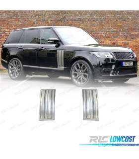 ENTRÉES D'AIR LATÉRALES RANGE ROVER VOGUE 13-17 LOOK SVO ARGENT
