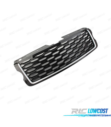 GRILLE RANGE ROVER VOGUE 18- NOIR BRILLANT CHROMÉ