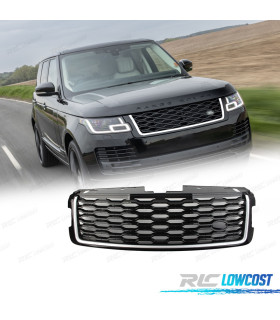 GRILLE RANGE ROVER VOGUE 18- NOIR BRILLANT CHROMÉ
