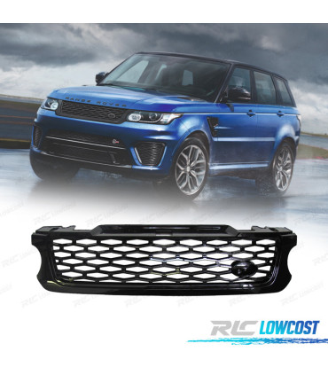GRILLE RANGE ROVER SPORT L494 13-17 LOOK SVR NOIR BRILLANT