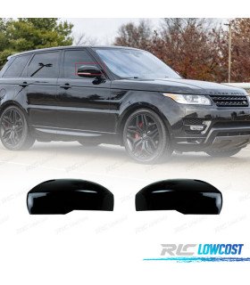 COQUES DE RÉTROVISEURS RANGE ROVER SPORT 14-17 NOIR BRILLANT