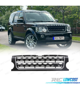 GRILLE LAND ROVER DISCOVERY III 05-09 LOOK DISCOVERY 4 NOIR BRILLANT BORD CHROME