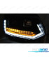 PHARES POUR VOLKSWAGEN VW T5 GP 09-14  DRL + CLIGNOTANTS LED DYNAMIQUES NOIR