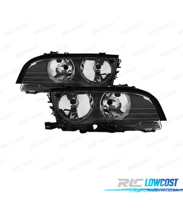 PHARES BMW E46 COUPÉ CABRIO FOND NOIR