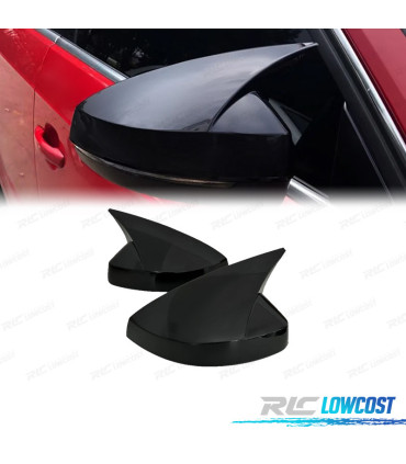 COQUES RÉTROVISEURS AUDI A3 17-20 LOOK RS3 NOIR BRILLANT