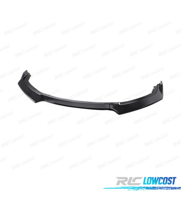 SPOILER LAME AVANT HONDA CIVIC 19-21 LOOK TYPE R NOIR BRILLANT