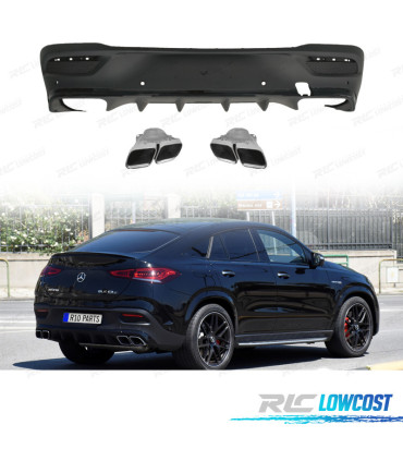 DIFFUSEUR ARRIER MERCEDES COUPE C167 20- LOOK GLE 63 NOIR