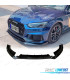 SPOILER LAME DE PARE-CHOCS AVANT AUDI A5 17-20 LOOK RS5 ABT NOIR BRILLANT