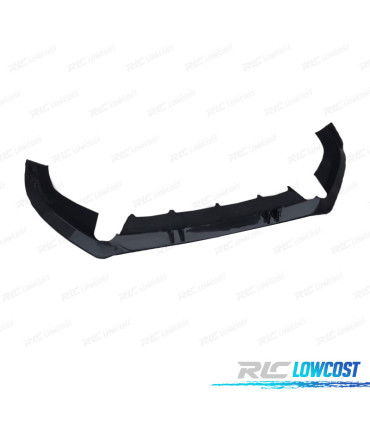 SPOILER LAME DE PARE-CHOCS AVANT AUDI A5 17-20 LOOK RS5 ABT NOIR BRILLANT