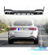 DIFFUSEUR MERCEDES X253 20-22 LOOK AMG GLC63 NOIR CHROMÉE