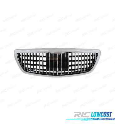 CALANDRE MERCEDES W222 18-20 LOOK MAYBACH NOIR CHROMÉE