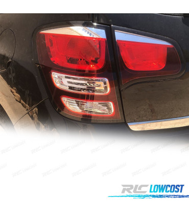 FEUX ARRIÈRE GAUCHE POUR CITROEN C3 RESTYLING 13-16 BLANC ROUGE