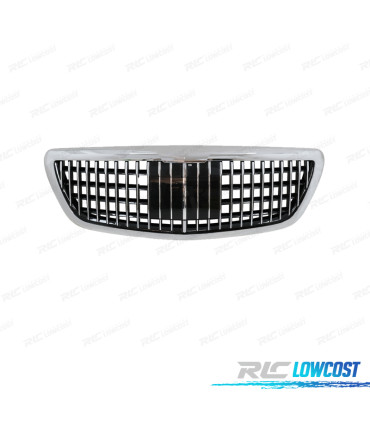 CALANDRE MERCEDES W222 18-20 LOOK MAYBACH NOIR CHROMÉE