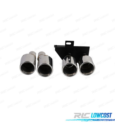 EMBOUT D'ÉCHAPPEMENT BMW F10 F11 F12 F13 10- INOX CHROMÉ