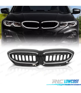 GRILLE BMW G20 G21 19-22 NOIR BRILLANT LED