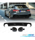 DIFFUSEUR ARRIÈRE AUDI A6 19-24 LOOK RS6 NOIR BRILLANT + EMBOUTS