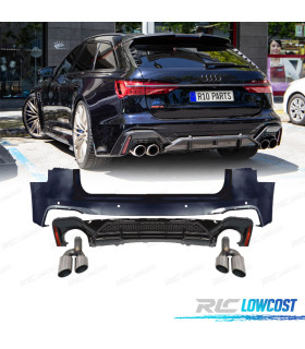 PARE-CHOCS ARRIÈRE AUDI A6L 19-24 LOOK RS6 ABT