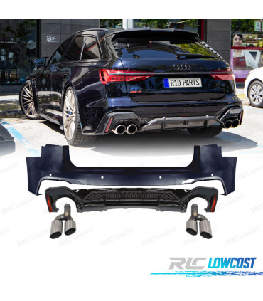 PARE-CHOCS ARRIÈRE AUDI A6L 19-24 LOOK RS6 ABT