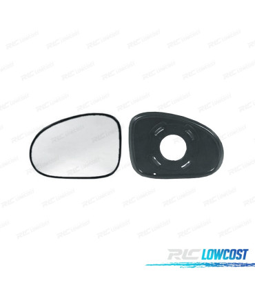 GLACE RÉTROVISEUR BASE GAUCHE DAEWOO MATIZ 98-05