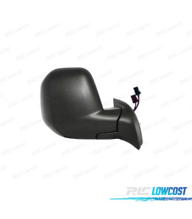 RÉTROVISEUR COMPLET DROIT CITROEN BERLINGO 08-12 NOIR ÉLECTRIQUE