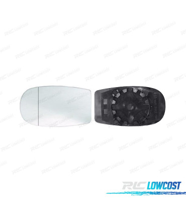 GLACE RÉTROVISEUR BASE RÉVERSIBLE GAUCHE / DROITE FIAT PUNTO 99-03 ASPHÉRIQUE
