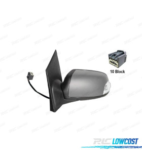RÉTROVISEUR COMPLET GAUCHE FORD FOCUS MK2 04-07 THERMIQUE PRIMÉ