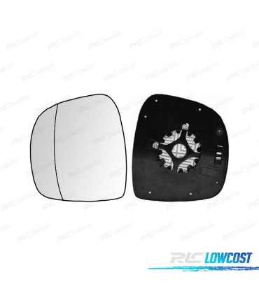 GLACE RÉTROVISEUR BASE GAUCHE MERCEDES VITO W639 03-11 ASPHÉRIQUE