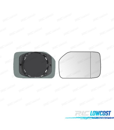 GLACE RÉTROVISEUR BASE DROITE PEUGEOT 106 91- CONVEXE