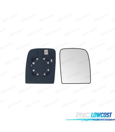 GLACE RÉTROVISEUR BASE DROITE PEUGEOT EXPERT 07-16 CHAUFFANT SUPÉRIEUR