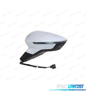 RÉTROVISEUR COMPLET GAUCHE SEAT LEON 13-17