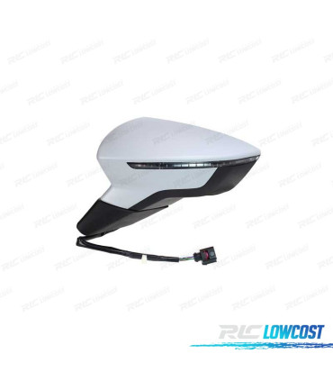 RÉTROVISEUR COMPLET GAUCHE SEAT LEON 13-17 THERMIQUE