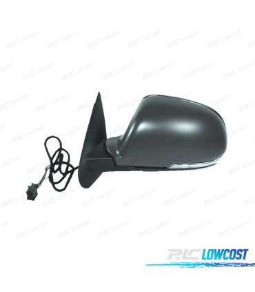 RÉTROVISEUR COMPLET GAUCHE SKODA OCTAVIA 09-17 LUMIÈRE AU SOL