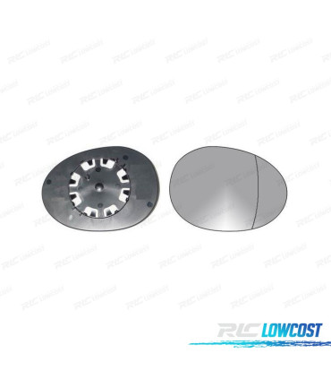 GLACE RÉTROVISEUR BASE DROITE CITROEN C1 05-13 CONVEXE